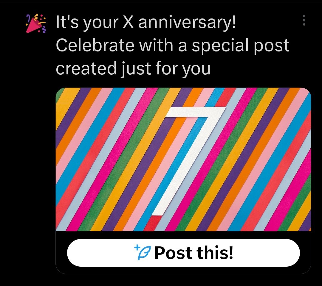 JimC_at_Work's tweet photo. Pretty sure X has only existed for a year, so can't see how I can have a 7-year anniversary? 🤔🙄
#HappyTwitterBirthday2Me 😜 https://t.co/wo3GYPcDCt
