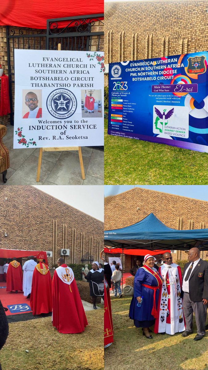 dimpho_mashaa's tweet photo. What a beautiful day to be a Lutheran church member 🥳🥳 our Dean Rev Seoketsa #ELCSA https://t.co/GLNNzhKwa4