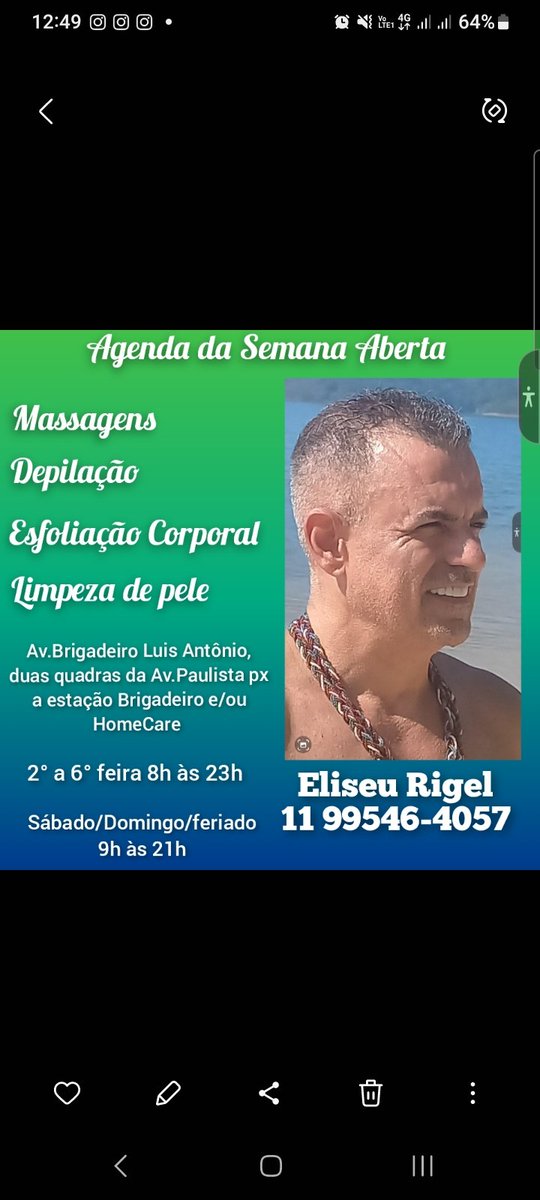 RigelEliseu's tweet photo. #massage
#depilation
WhatsApp 11 99546-4057
Eliseu Rigel https://t.co/75bJVQRrOx