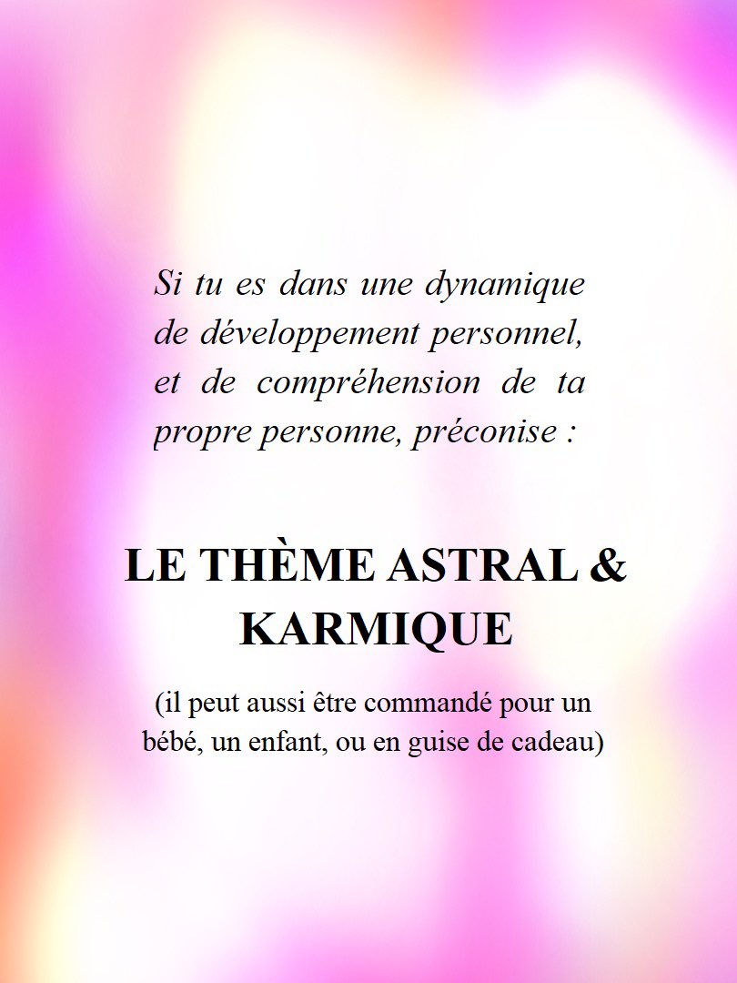 _laerce's tweet image. ❥ MES PRESTATIONS
(cliquez pour dérouler)
❥ mes retours figurent en story à la une, sur mon compte Instagram
THÈME ASTRAL / TIRAGE DE CARTES