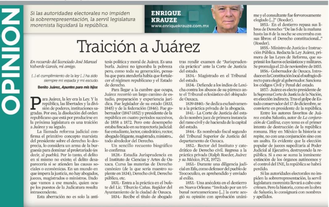 Enrique Krauze tweet media