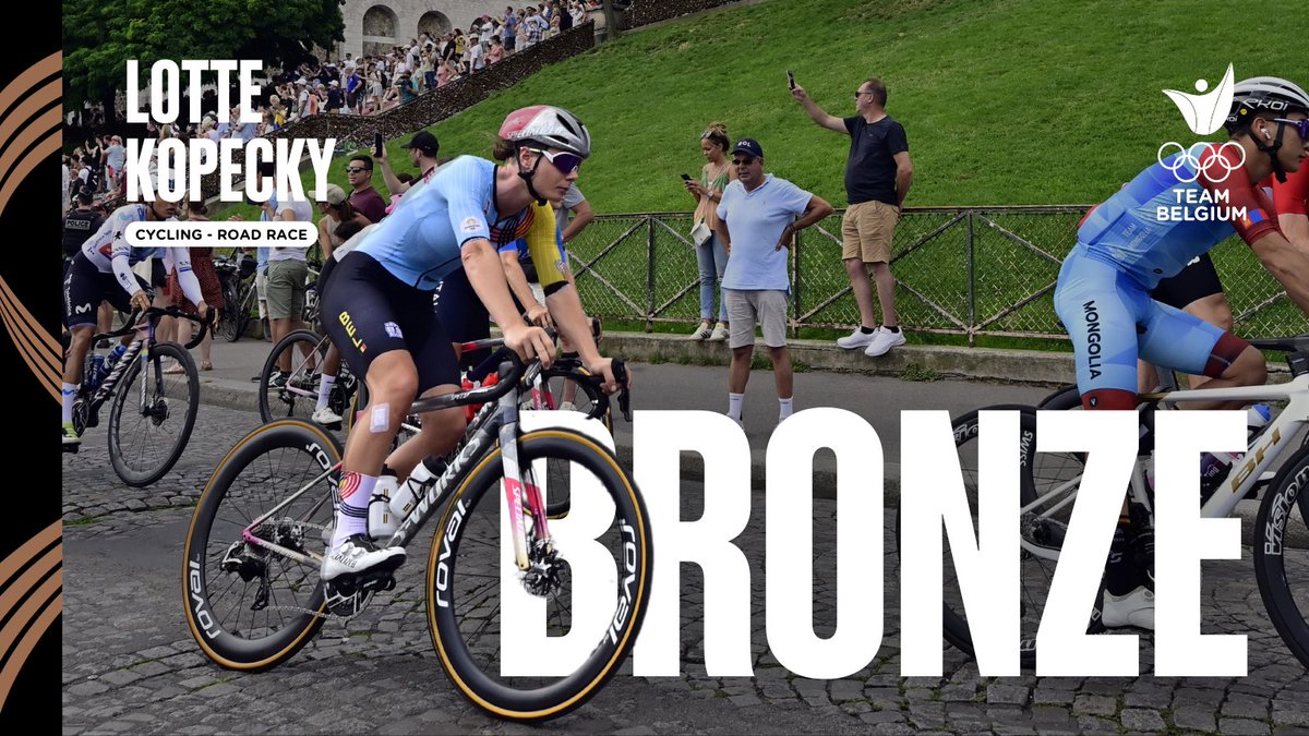 Lotte on fire 🔥

When an entire nation dreams of an Olympic medal. Lotte Kopecky makes it happen. 

You were awesome, as always. 🖤💛❤️

#WeAreTeamBelgium #Paris2024

<a href="/NatLot_Belgie/">Nationale Loterij</a> 
<a href="/Belfius/">Belfius</a> 
<a href="/DelhaizeBelgium/">Delhaize</a> 
<a href="/Matexi/">Matexi</a> 
<a href="/ToyotaBelgium/">Toyota Belgium</a> 
<a href="/DeloitteBelgium/">Deloitte Belgium</a> 
<a href="/OrangeBENL/">Orange België</a> 
<a href="/OrangeBEFR/">Orange Belgique</a>