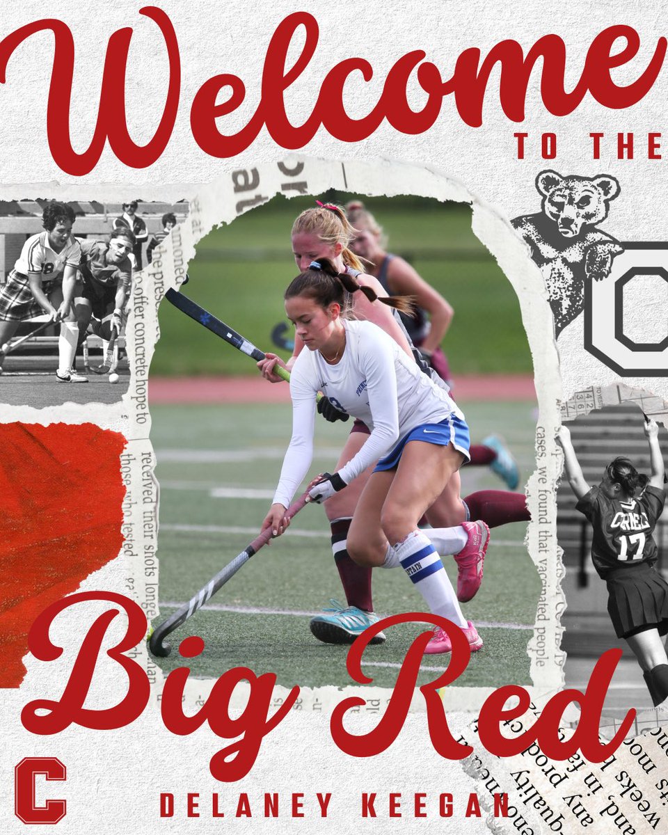 Welcome to the Big Red family, Delaney! 🏑❤️

♦️ #19
♦️ Forward
♦️Cranbury, NJ
♦️Princeton HS 

#YELLCORNELL