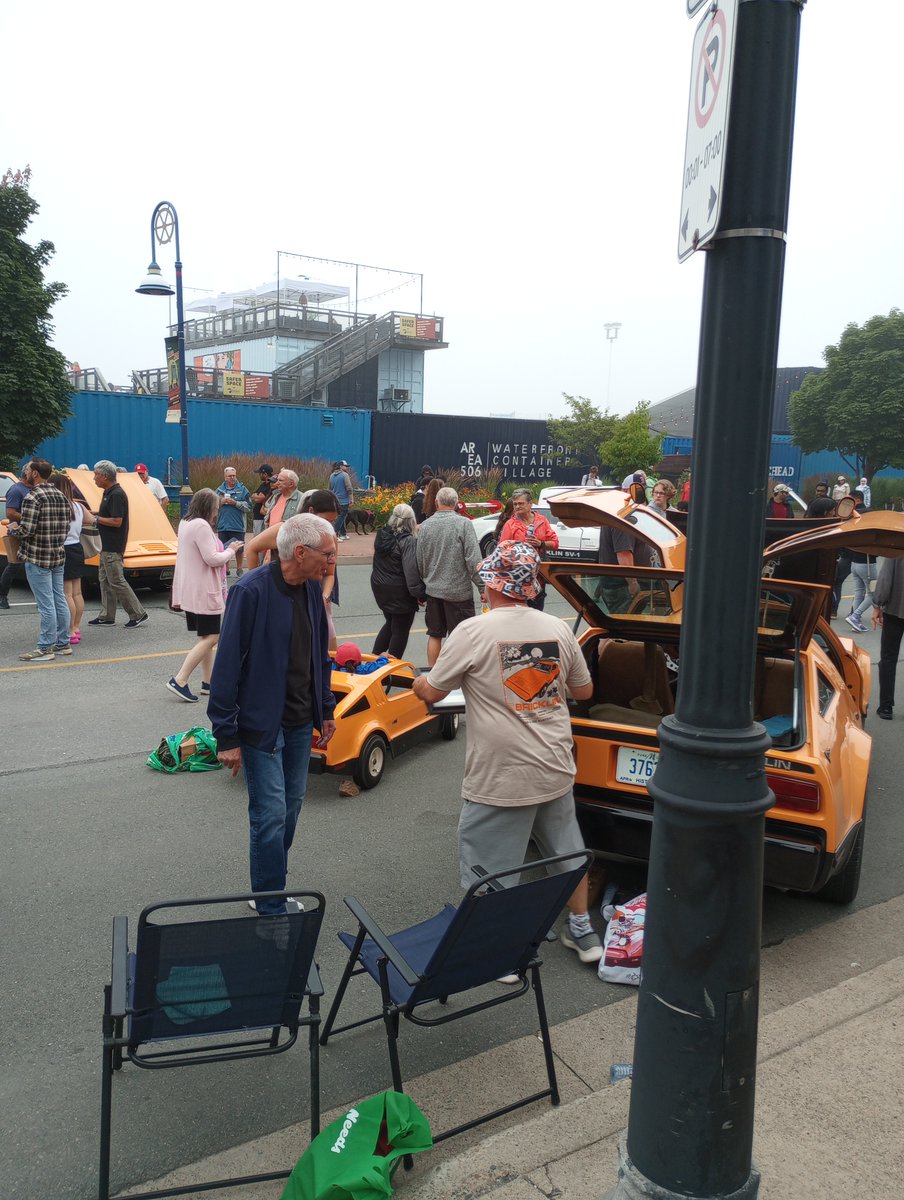 The Bricklin car show was amazing.