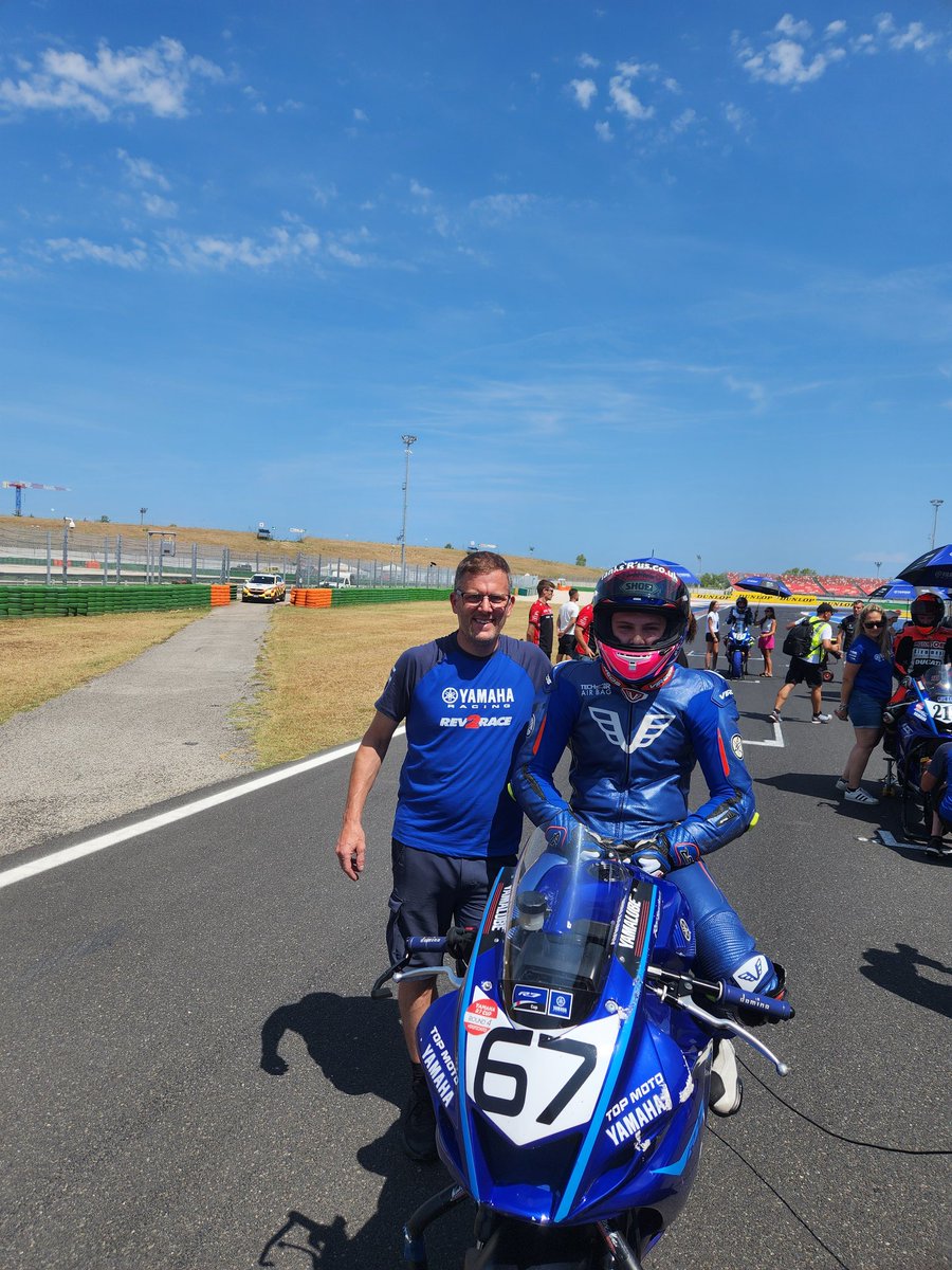 Good weekend in the civ championship <a href="/Misano/">MIRNA SALOME NORIEGA</a> this weekend big thanks to cloudi corti and Marco at  team top moto