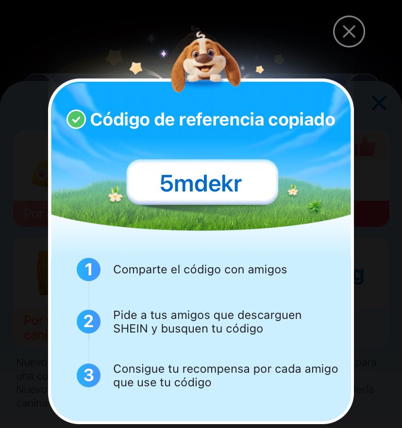 ami06henderson's tweet photo. ¡Holaaa! intercambio ayudas para guardería canina en shein por fis 
Me avisan y devuelvo ☝🏽👀 https://t.co/p9OcCf6T1s