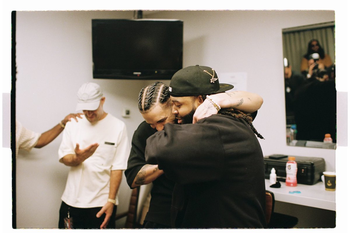 OVOSound's tweet photo. Hometown love @partynextdoor @Drake 8.2.24 https://t.co/1hOsQM8h5I