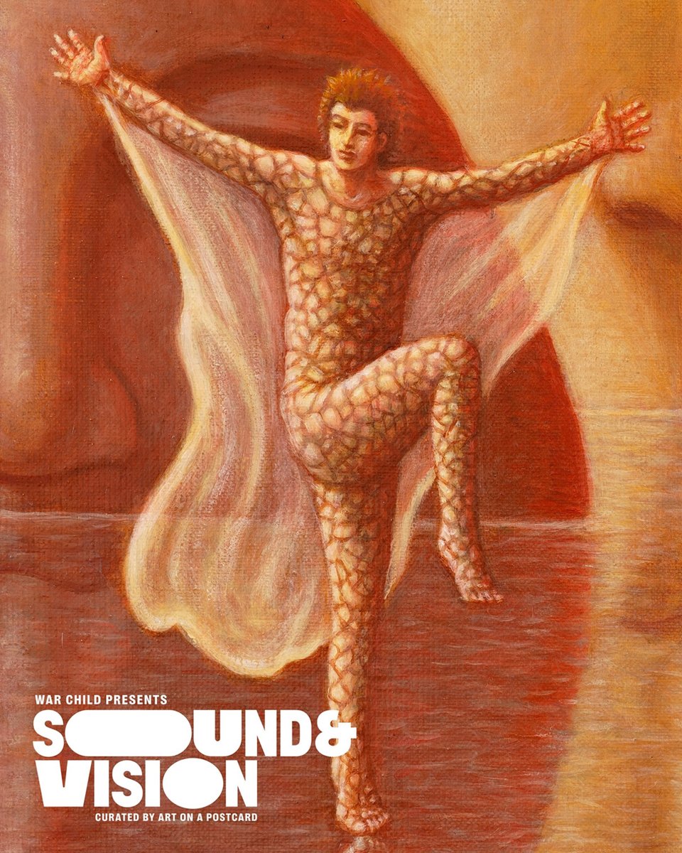 GEORGE UNDERWOOD CREATES NEW WORK FOR WAR CHILD AUCTION

“Waiting for the gift of sound and vision...”

Along with more than thirty other artists, George Underwood has donated a new painting with the theme of We Like Dancing and We Look Divine for Sound &amp; Vision: a fundraising