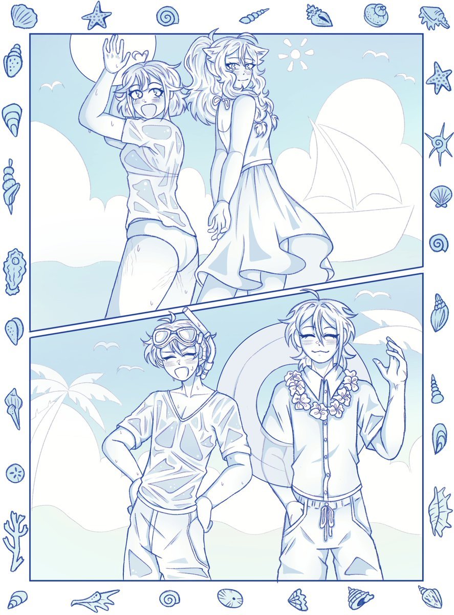 angiesharky's tweet photo. day 4. beach day 🏖
#prsk_FA #PolyshoWeek2024 #polysho https://t.co/anccXuM2qZ