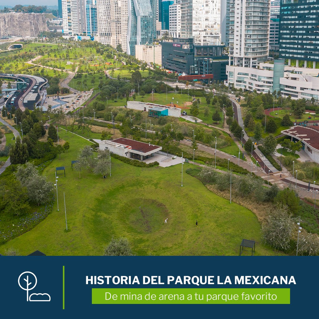 mexicanaparque's tweet photo. De mina de arena a oasis urbano 🌳: En 2013, La Mexicana se transformó en parque, ofreciendo lagos, un anfiteatro, la Terraza Gourmet, áreas para perritos y más. ¡Explora este paraíso verde en CDMX!🤩 https://t.co/9gzQUThYnd