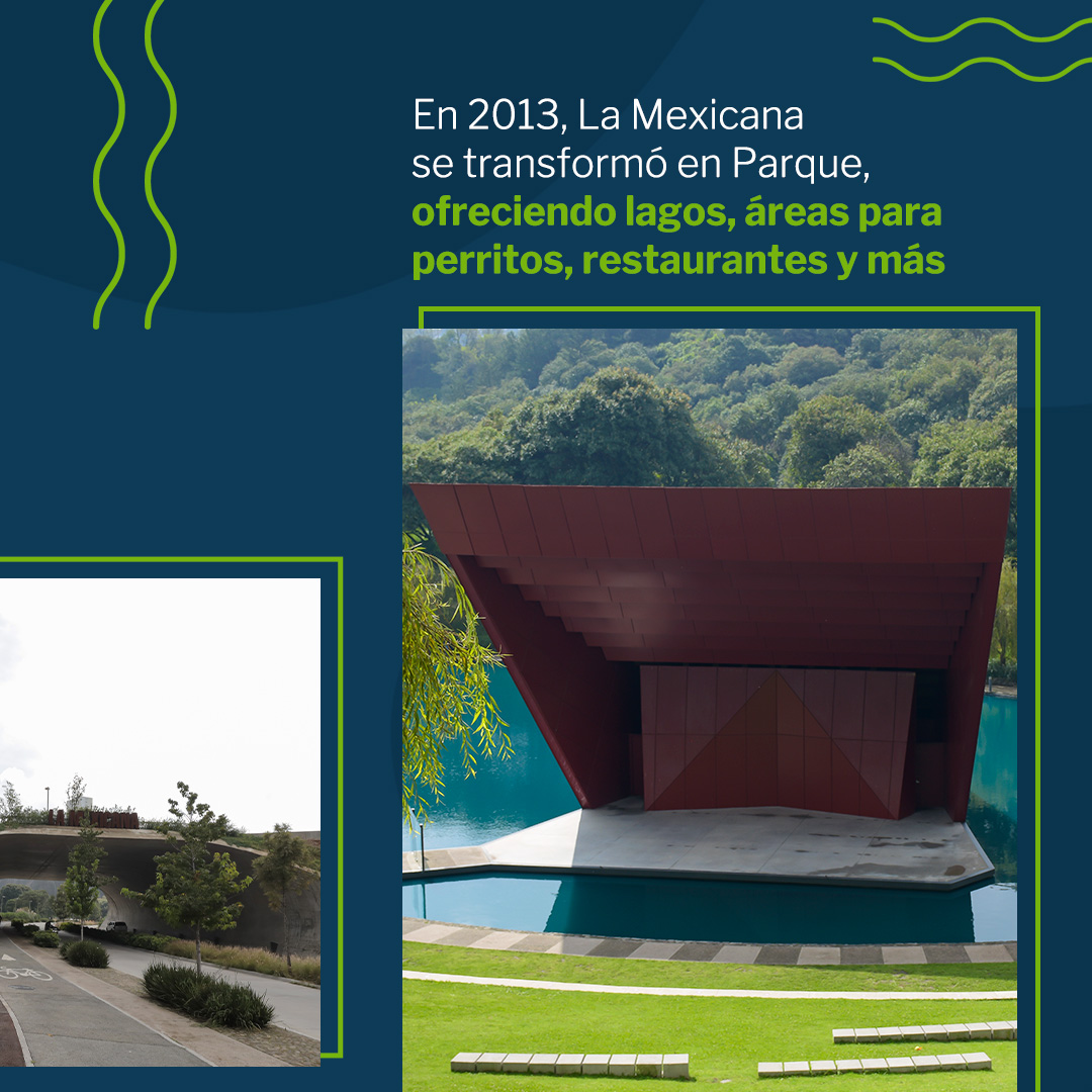 mexicanaparque's tweet photo. De mina de arena a oasis urbano 🌳: En 2013, La Mexicana se transformó en parque, ofreciendo lagos, un anfiteatro, la Terraza Gourmet, áreas para perritos y más. ¡Explora este paraíso verde en CDMX!🤩 https://t.co/9gzQUThYnd