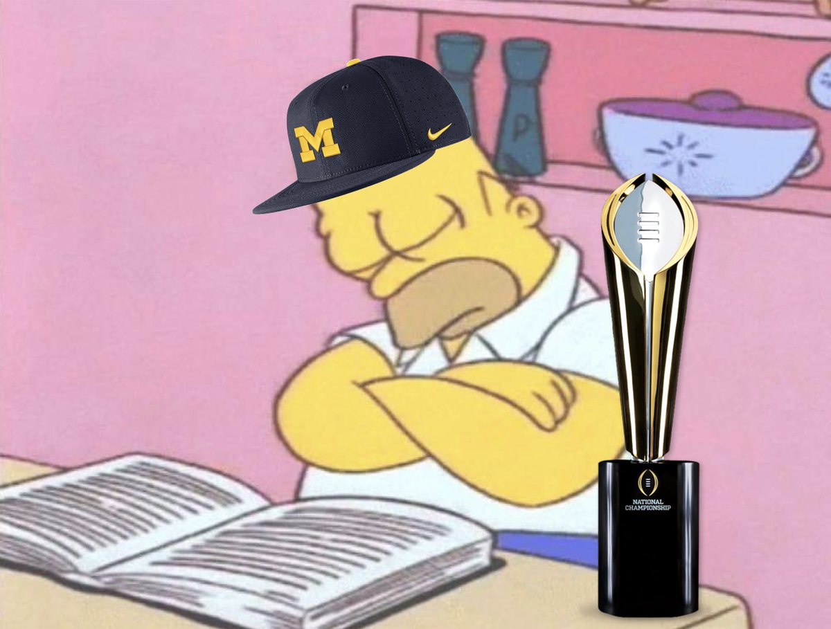 BrandonKoretz's tweet image. me when the NCAA leaks something about Connor Stalions’ in-person scouting to Pete Thamel after Michigan won the national championship by 21 points and covered the spread against FIVE top 20 teams in its final six games, all after Stalions resigned