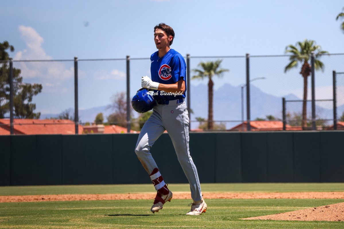 Rich Biesterfeld (@biest22) on Twitter photo Watched <a href="/Cubs/">Chicago Cubs</a> 2024 11th round draft pick <a href="/LovichEli/">Eli Lovich</a> make his pro debut in the ACL Bridge Camp game on Saturday! Eli is listed at 6'4" and may have the longest legs I've seen on a player! Fun player to watch! #Cubs #CubsProspects Watched <a href="/Cubs/">Chicago Cubs</a> 2024 11th round draft pick <a href="/LovichEli/">Eli Lovich</a> make his pro debut in the ACL Bridge Camp game on Saturday! Eli is listed at 6'4" and may have the longest legs I've seen on a player! Fun player to watch! #Cubs #CubsProspects