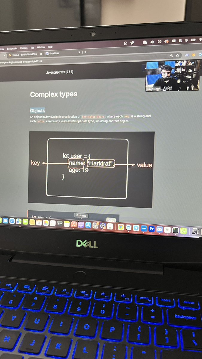 hardikkapoor24's tweet photo. Day 3 recap!🚀

· Dived into JavaScript fundamentals
· Covered variables, data types, and arrays
· Learned about loops and functions
· Explored complex types

Mind blown by how much I've learned in just 3 days! #JavaScript #webdevelopment #100xDevs #cohort3 https://t.co/TbGzfXW1Ue