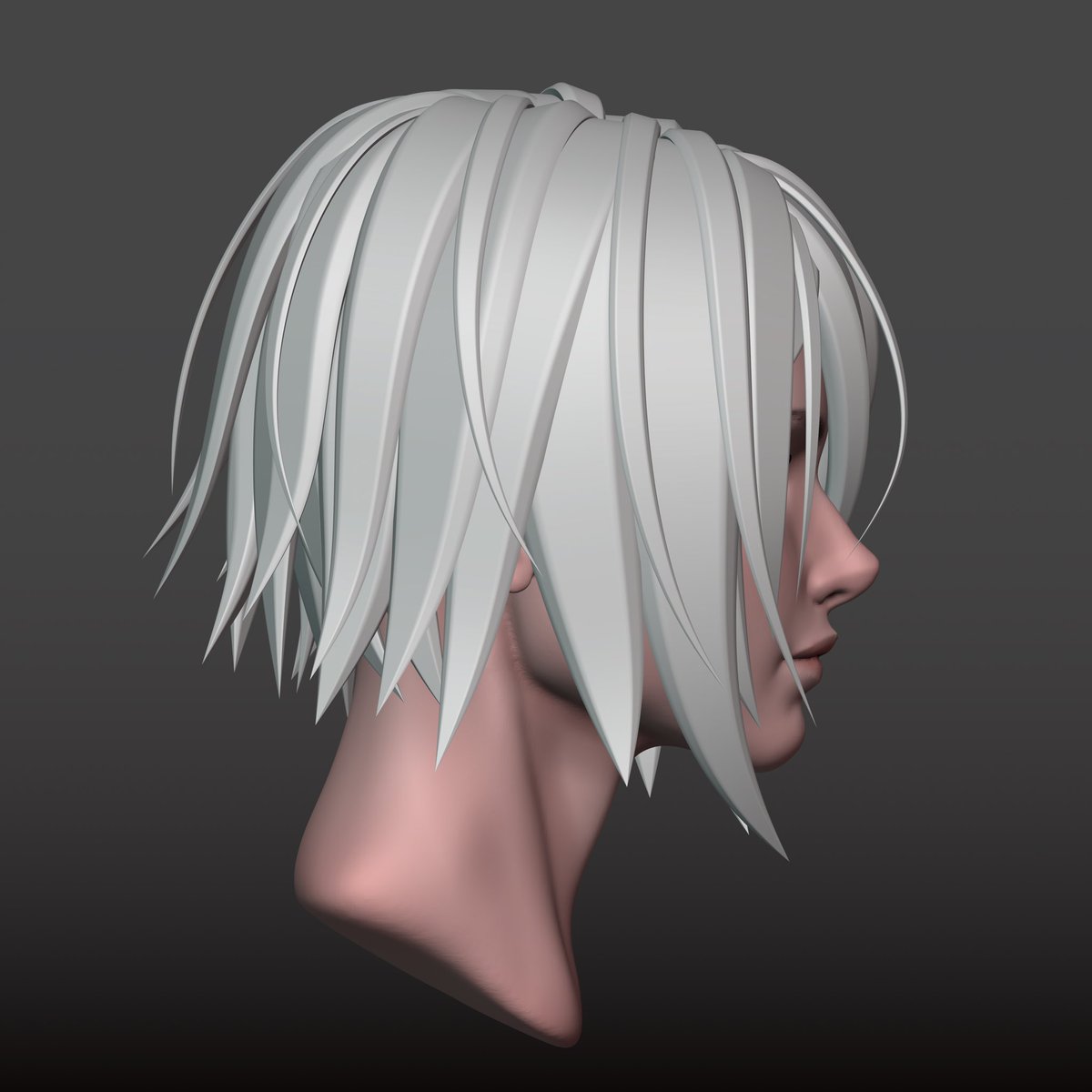 Apod_Art's tweet photo. #a2 from #NieR_Automata 
.
Done on #nomadsculpt https://t.co/n80XrvRTmJ