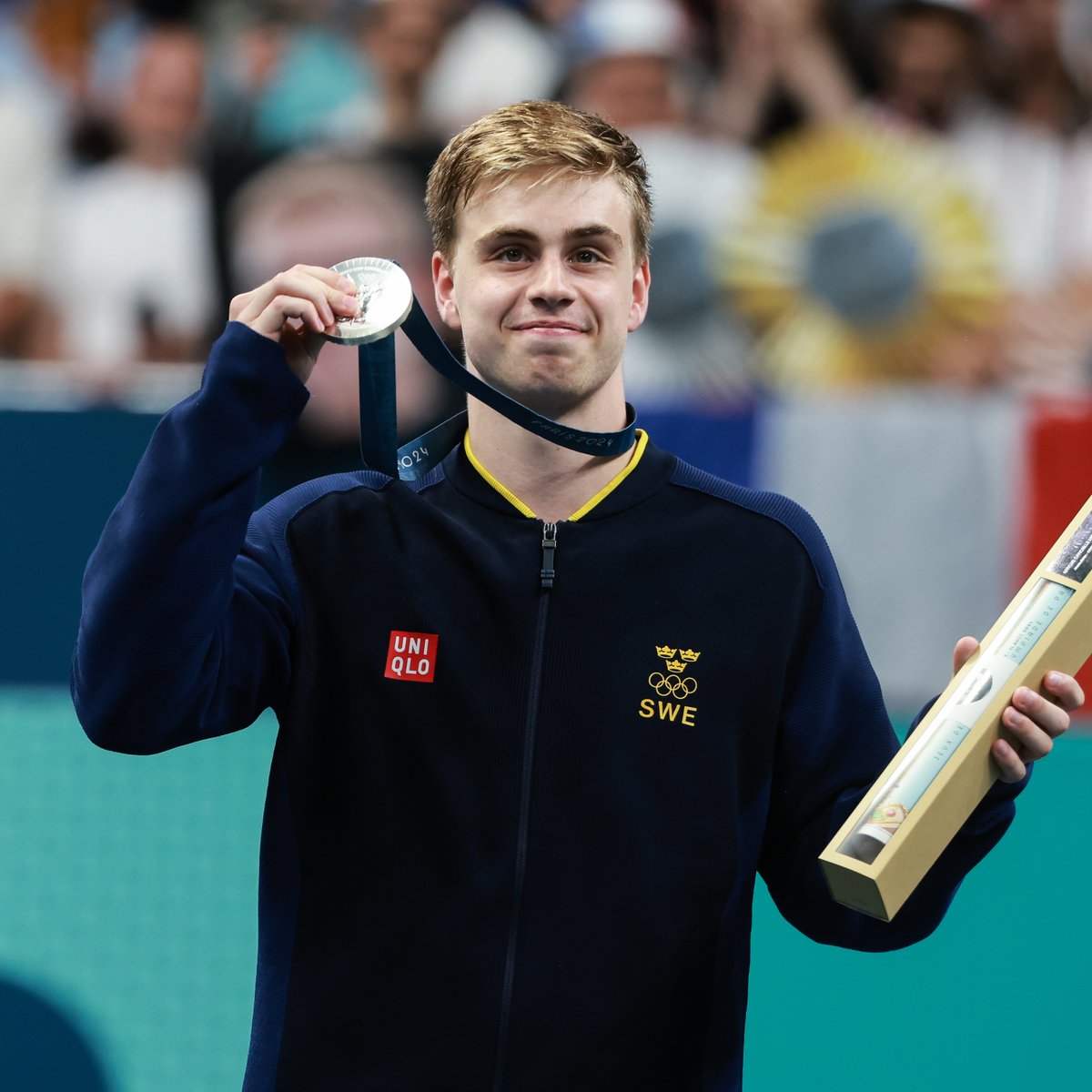 WTTGlobal's tweet photo. Congratulations to the winners of the #Paris2024 Men’s Singles event 👏  

🥇 - Fan Zhendong 
🥈 - Truls Moregard 
🥉 - Felix Lebrun  

#PingPong #TableTennis https://t.co/2qeQM3itNw