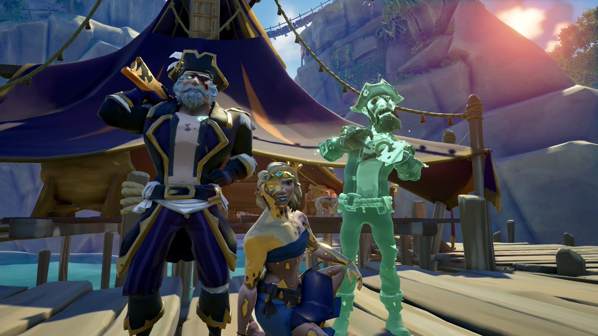The beauty of <a href="/SeaOfThieves/">Sea of Thieves</a> is the friendships we make along the way! Got to finally meet <a href="/Lukebot19/">Lukebot19</a> today after about 4 years of sailing together!

Thank you for coming to see us ❤️