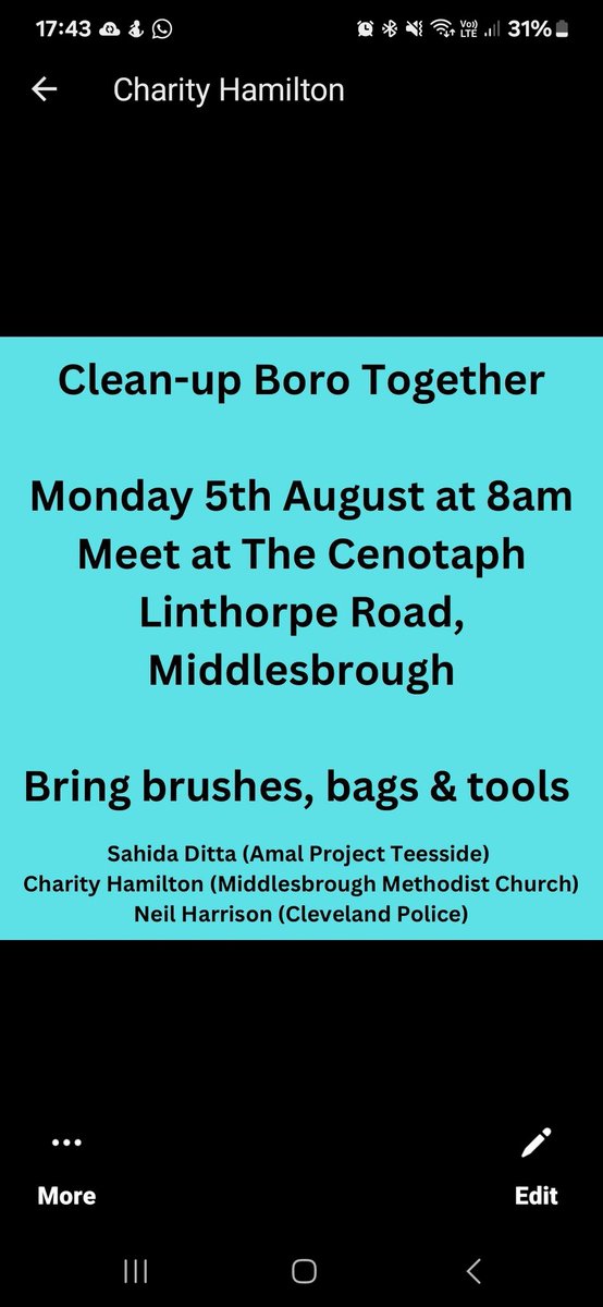 #Middlesbrough ⬇️ 
Please share and support these people.