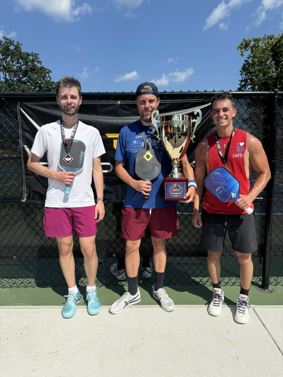 Picked up another silver medal in 3.5/3.0 singles down in Festus, MO yesterday.

6 hours of outdoor pickleball… I’m staying inside the rest of the year 🤣