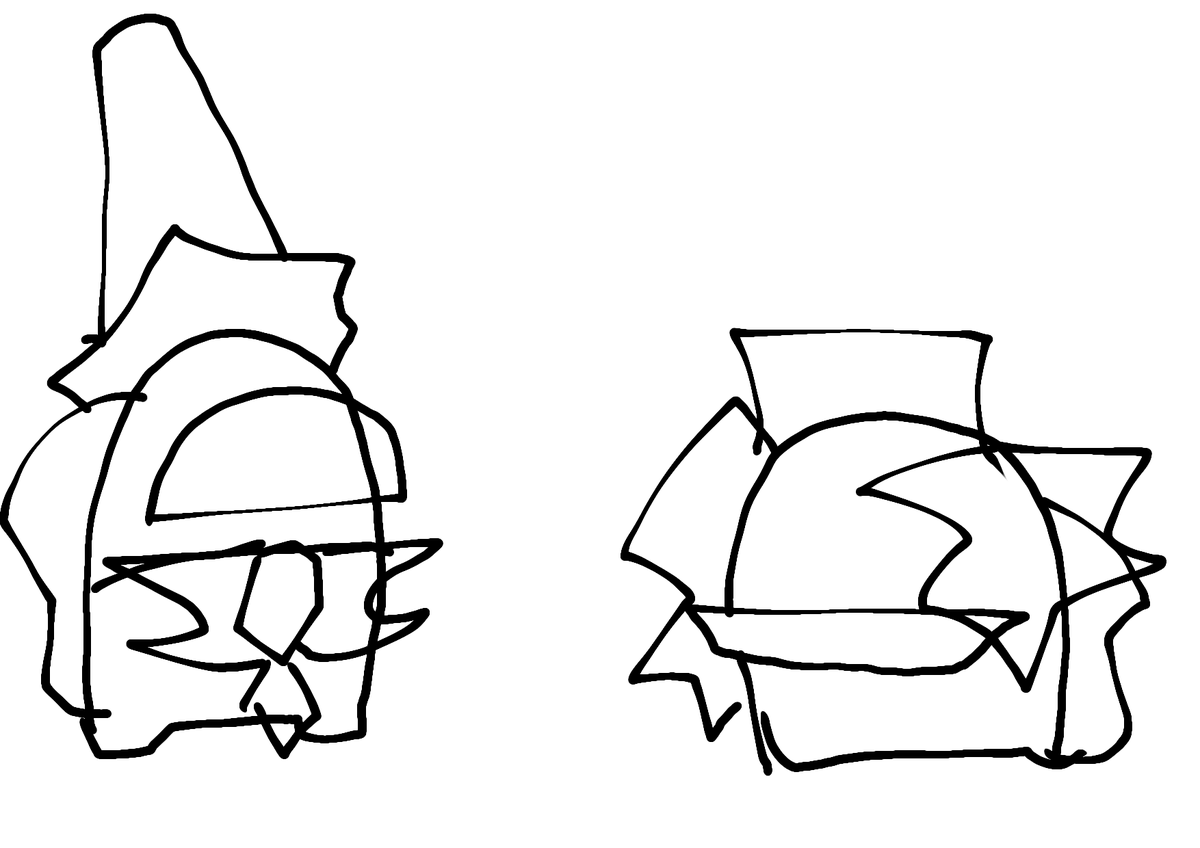 Modern_Warlock4's tweet photo. Silly doodle i made Silver imposter belongs to the @Silverimpoffice dev team
The over guy is owned by MEH https://t.co/x0hSsVDYvd