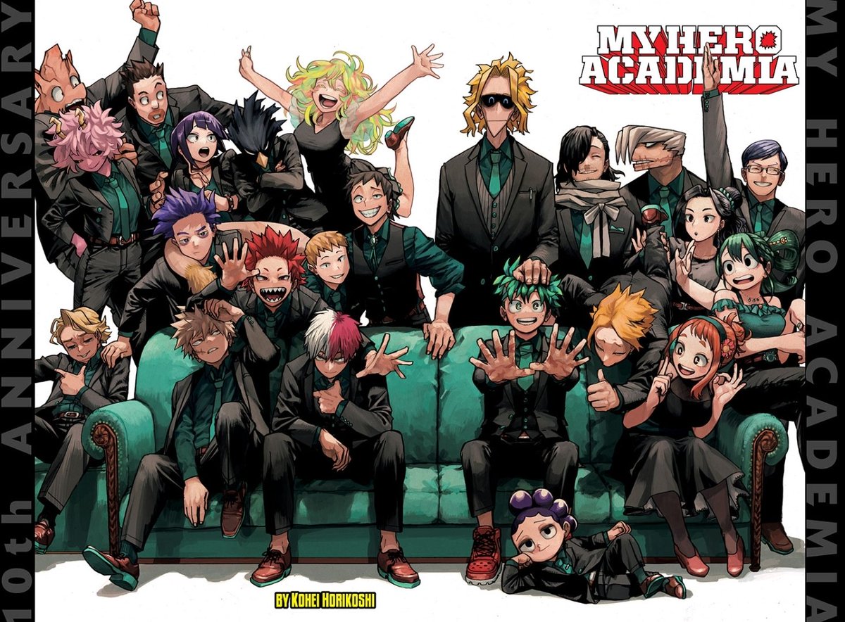 AniNewsAndFacts's tweet image. MY HERO ACADEMIA — END OF AN ERA.