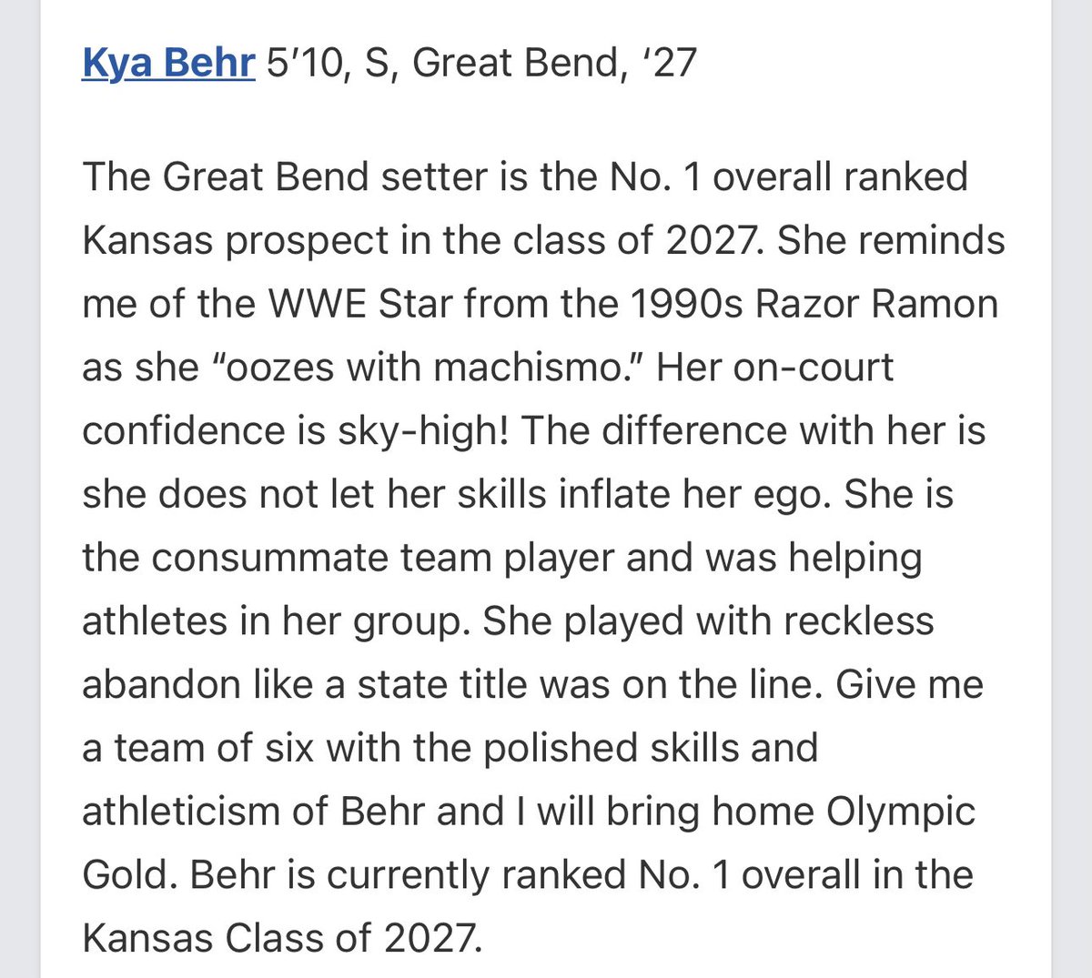 Kya Behr (@behrkya) on Twitter photo Appreciate <a href="/PrepDig/">Prep Dig 🏐</a> for hosting the showcase and getting so many super athletes the opportunity to shine!! <a href="/KSScoutDeck/">DeckScoutKS</a> does an amazing job highlighting individuals that stand out!! Appreciate the recognition of being on all-deck team as well!! Appreciate <a href="/PrepDig/">Prep Dig 🏐</a> for hosting the showcase and getting so many super athletes the opportunity to shine!! <a href="/KSScoutDeck/">DeckScoutKS</a> does an amazing job highlighting individuals that stand out!! Appreciate the recognition of being on all-deck team as well!!