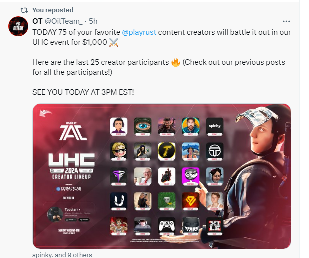 familia participaremos en este evento hoy 4 pm hs argentina espero el apoyo de todos :D