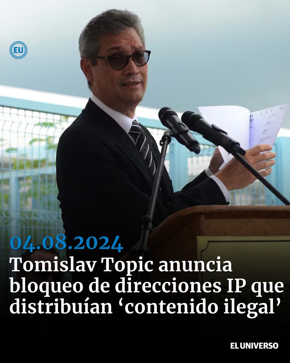 eluniversocom's tweet photo. #TomislavTopic | Indicó que el bloqueo afectará a varios distribuidores de contenido. https://t.co/LFDqxxeScZ https://t.co/eKoqUtVdht