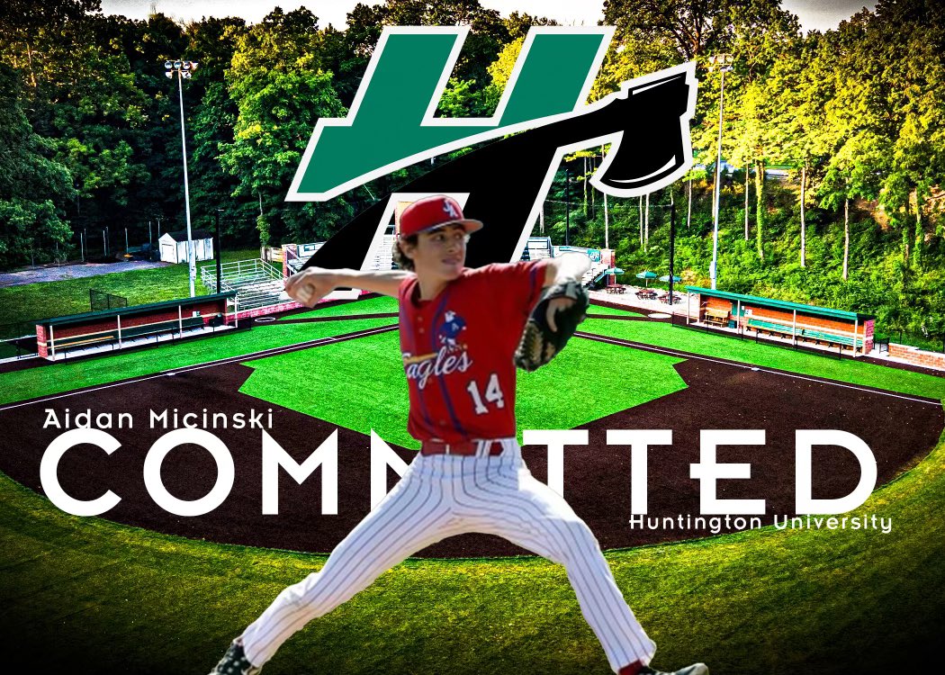 Aidan Micinski (@aidanmicinski) on Twitter photo I’m excited to announce that I have officially committed to Huntington Univeristy. I’d like to thank Coach Frame, Coach Mokma, and Coach Weaver for the opportunity they have given me.
<a href="/CanesGreatLakes/">CanesGreatLakes</a> <a href="/JABaseballSB/">John Adams Baseball</a> <a href="/baseball_HU/">Huntington University Baseball</a> I’m excited to announce that I have officially committed to Huntington Univeristy. I’d like to thank Coach Frame, Coach Mokma, and Coach Weaver for the opportunity they have given me.
<a href="/CanesGreatLakes/">CanesGreatLakes</a> <a href="/JABaseballSB/">John Adams Baseball</a> <a href="/baseball_HU/">Huntington University Baseball</a>