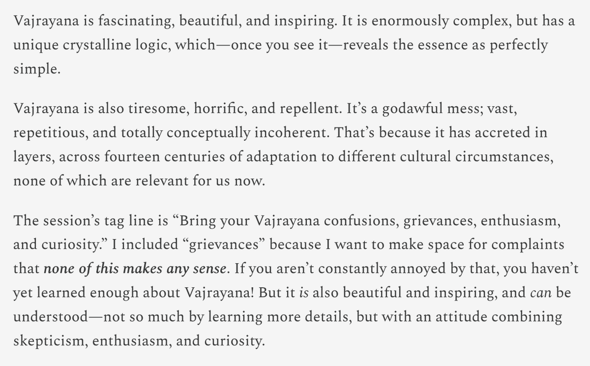 This coming Saturday morning, I’m leading an online Vajrayana Q&amp;A session. How to participate, and other details: meaningness.substack.com/p/confusions-g…