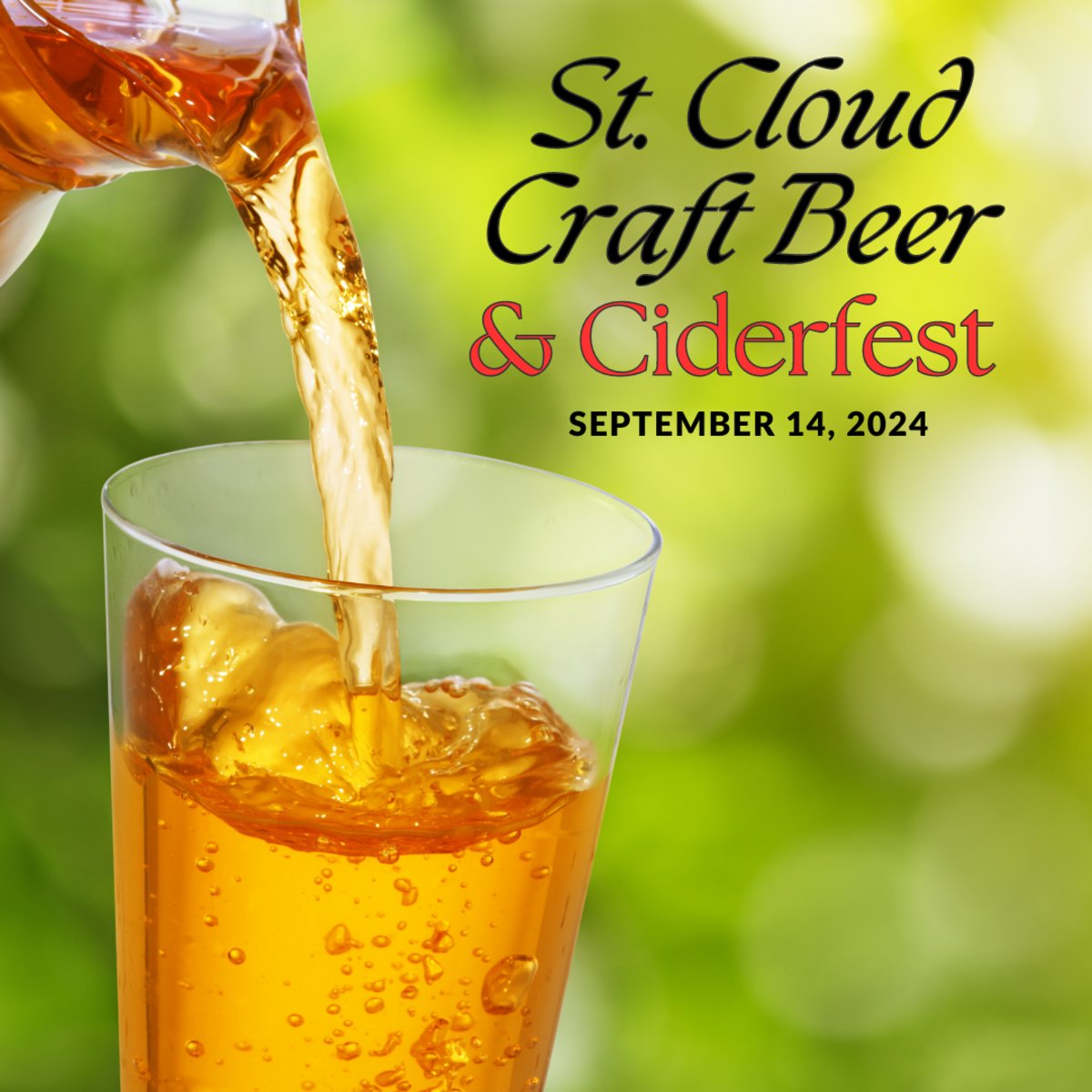 CountryInn_SCMN's tweet photo. Core fans only! The St. Cloud Craft Beer &amp; Ciderfest was created to appeal to the other side of craft fans - those who love hard cider and other beer alternatives. On Sep 14, spend a day in the sunshine and sample a wide range of craft beverages. https://t.co/dPPIaX4A0I https://t.co/ELwhYcs45p