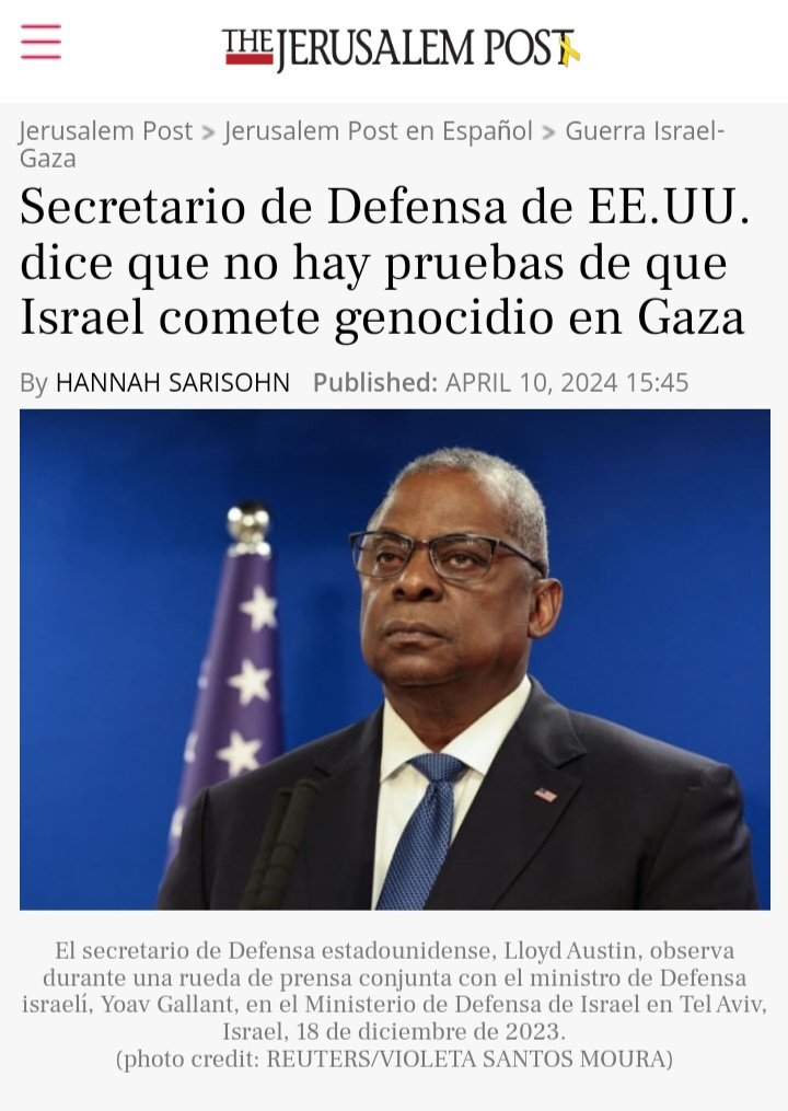 EEUU sin pruebas dice que tiene "pruebas abrumadoras de que Edmundo González ganó las elecciones" en Venezuela, y con 36.000 palestinos muertos, dice que "no hay pruebas de que Israel comete genocidio en Gaza".