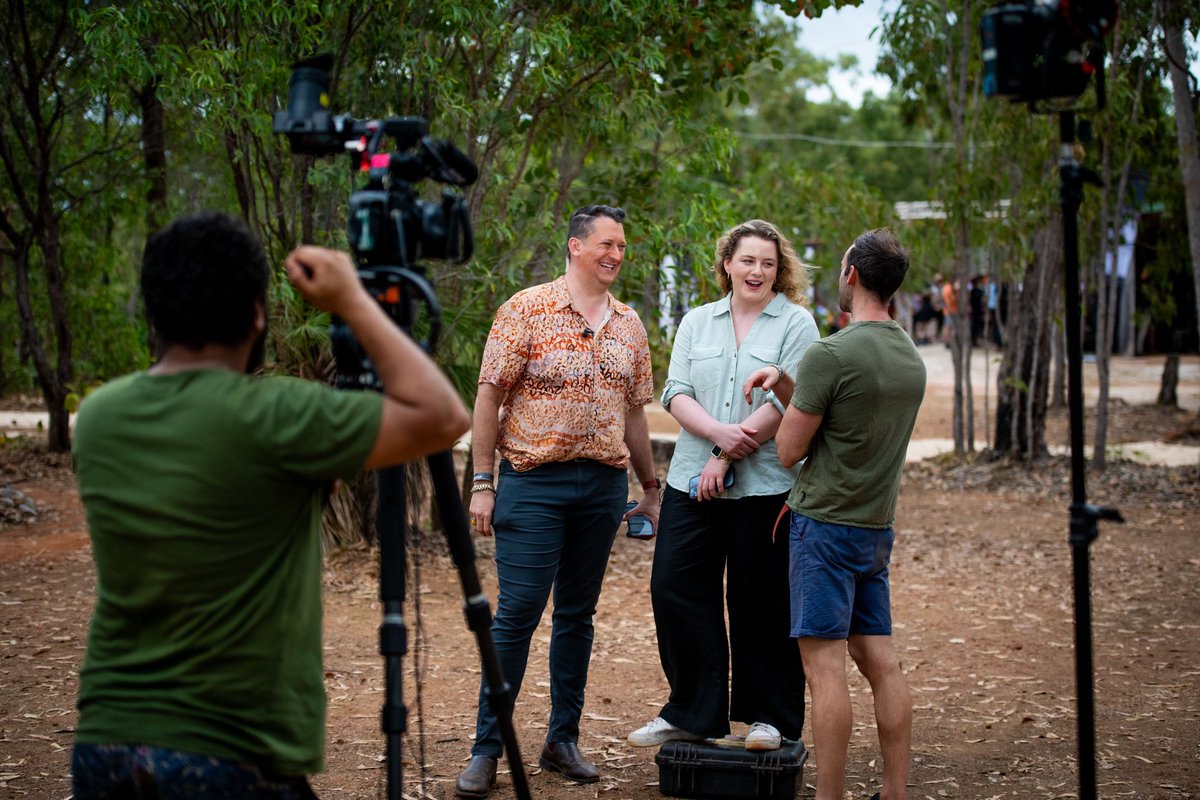 Dan Bourchier (@dan_bourchier) on Twitter photo And that’s a wrap from me at #Garma2024 - feeling grounded being on Yolngu Country & grateful for the generous welcome. Thrilled to have delivered hours of live rolling coverage in two fast-changing news situations with <a href="/Williams__Carly/">Carly Williams</a> & <a href="/DanaMorse_/">Dana Morse</a>
Thank you to the amazing team And that’s a wrap from me at #Garma2024 - feeling grounded being on Yolngu Country & grateful for the generous welcome. Thrilled to have delivered hours of live rolling coverage in two fast-changing news situations with <a href="/Williams__Carly/">Carly Williams</a> & <a href="/DanaMorse_/">Dana Morse</a>
Thank you to the amazing team