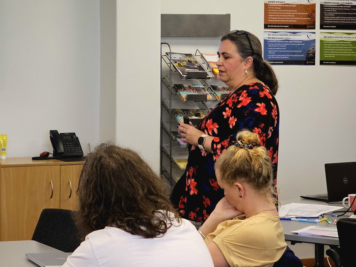 IPLwaikato's tweet photo. Guest speakers Helen Bradford and Nikki Steward from St Paul's Collegiate in Hamilton also shared their experience in supporting students with special assessment conditions and learning support systems. https://t.co/spqF81Mi1J