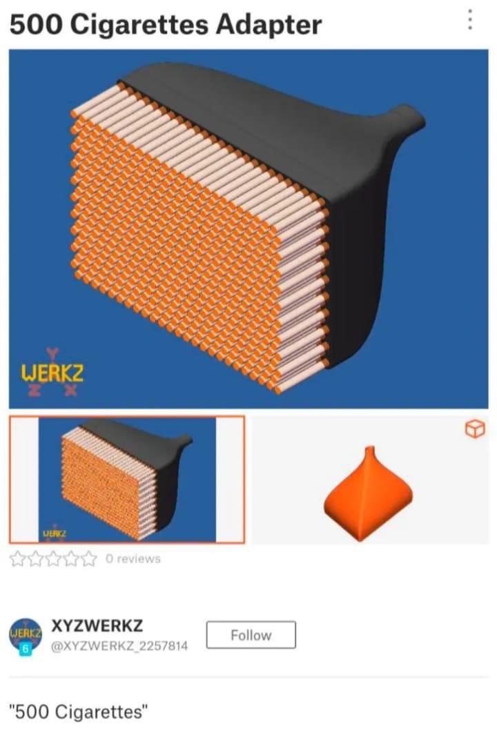 Perfect for The 1975’s next tour. Matty Healy is gonna love this. 🚬💨<a href="/MEONTHER00F/">Lauralee ⎕</a> let’s raise funds for this contraption. 🤣