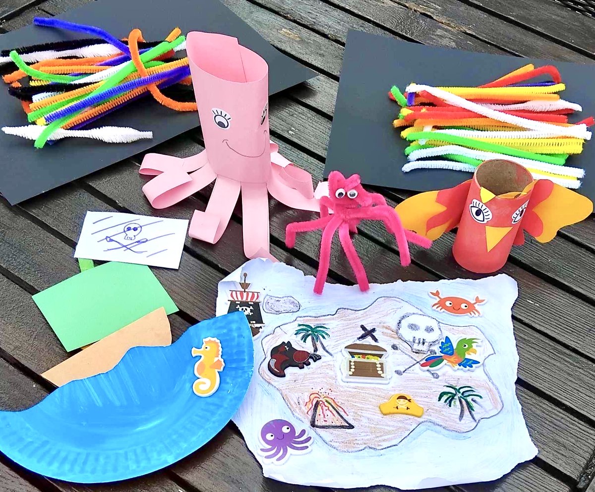Messy Monday returns tomorrow with new pirate and sea-themed crafts to enjoy each week. Come along and join in the fun from 11 to 4. Just £1.50 per child, normal admission applies for the Caves.