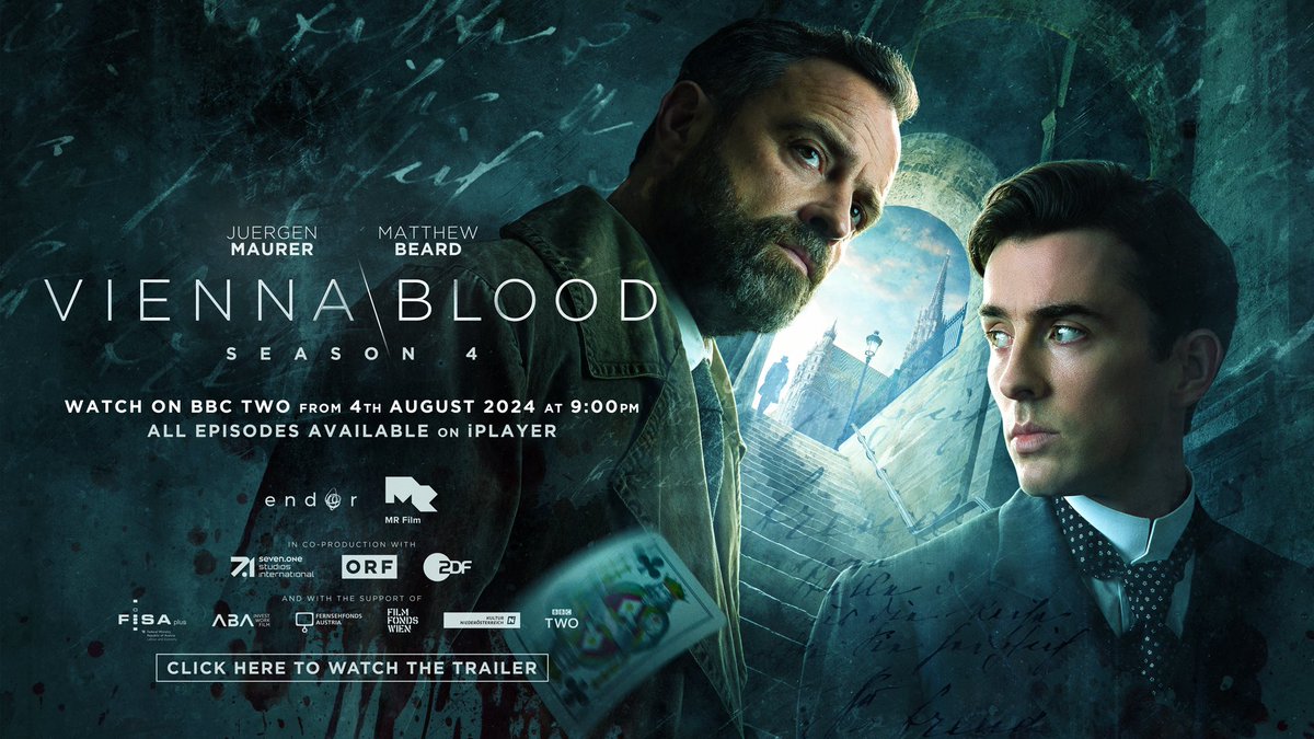 Series 4 of Vienna Blood, starts tonight at 9pm <a href="/BBCTwo/">BBC Two</a>