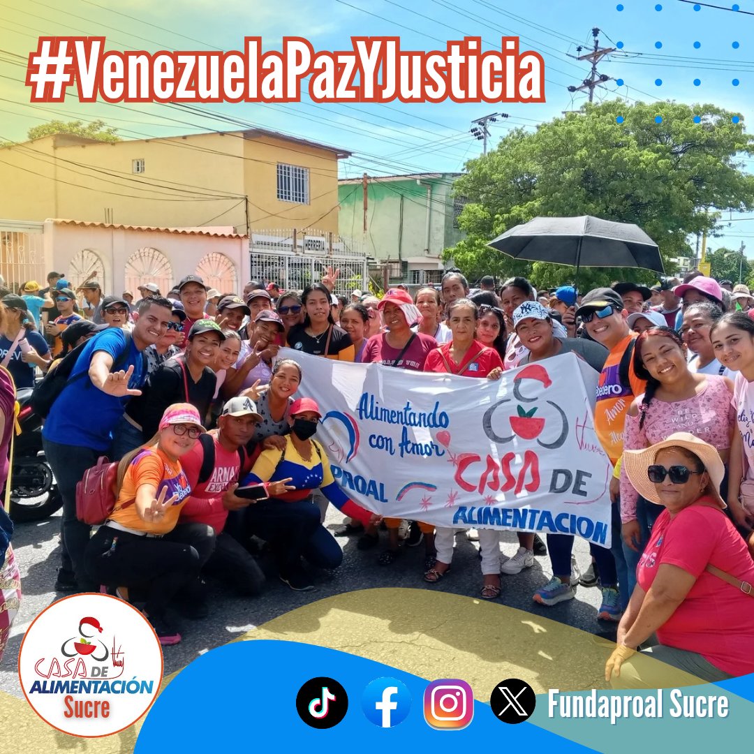#4Ago #Sucre  Somos una tropa que llevamos alegría y compromiso, queremos la Paz y Justicia para nuestro país y por eso estamos unidos con la revolución #VenezuelaPazYJusticia <a href="/NicolasMaduro/">Nicolás Maduro</a> @GPintoVzla <a href="/MelendezPedro86/">Pedro Meléndez</a>