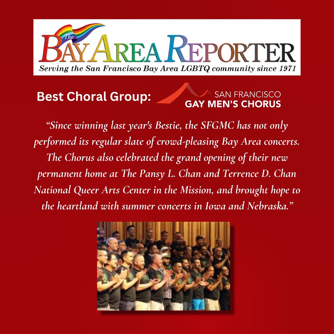 SF Gay Men's Chorus tweet media