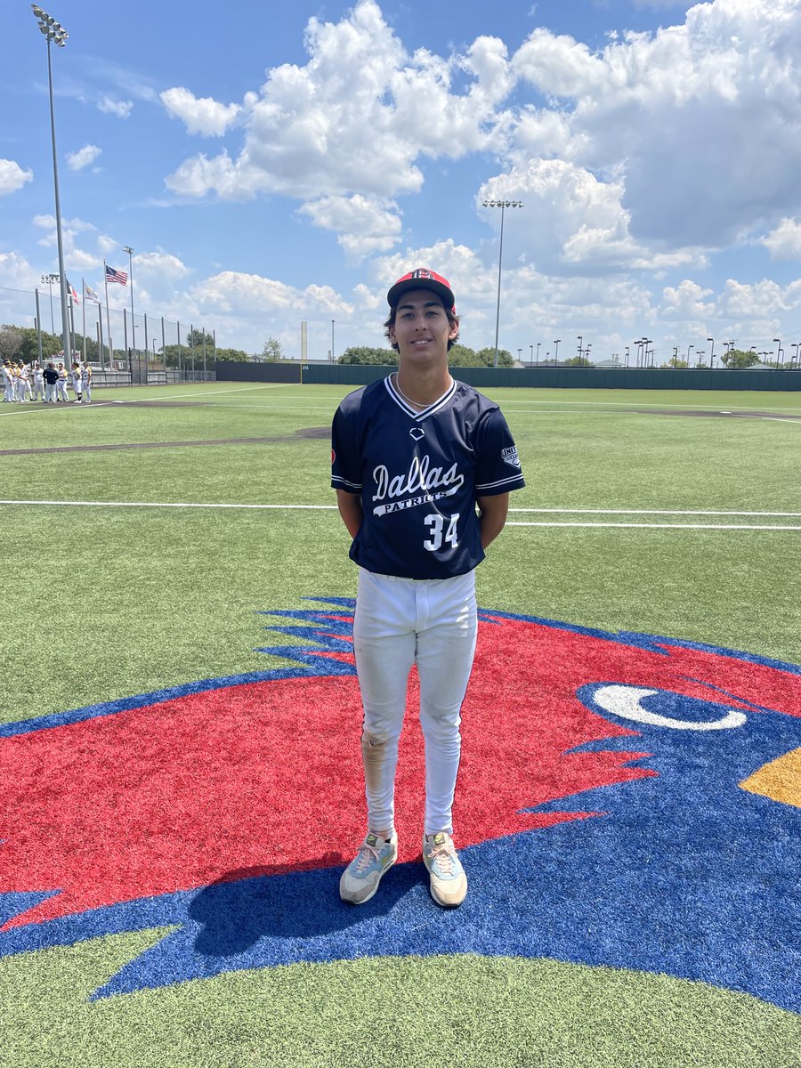 ✭Five Tool Texas✭ (@fivetooltexas) on Twitter photo F: <a href="/DallasPatriots/">Dallas Patriots</a> 17U 11, Canes West Texas Lomack 6
PoG: Blaine Schwartz 4 IP, 7K, 2H, 0 ER
Hitter: <a href="/JosephDingman10/">Joseph Dingman</a> 2-2, 2 2B, 3 RBI, 3R, BB, SB F: <a href="/DallasPatriots/">Dallas Patriots</a> 17U 11, Canes West Texas Lomack 6
PoG: Blaine Schwartz 4 IP, 7K, 2H, 0 ER
Hitter: <a href="/JosephDingman10/">Joseph Dingman</a> 2-2, 2 2B, 3 RBI, 3R, BB, SB