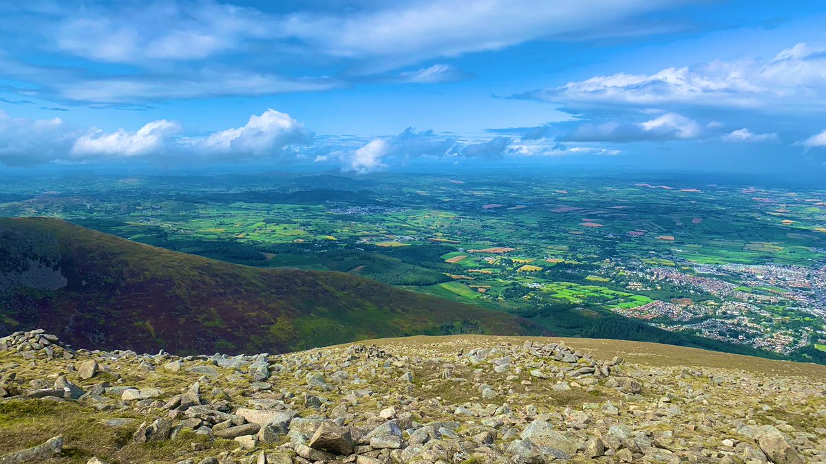 Ticketybooo's tweet photo. Views from Slieve Donard, highest peak in NI! @Mournelive @NTMournes @visitmourne @TourismIreland @DiscoverNI @deric_tv @barrabest @WeatherCee @WeatherAisling @Louise_utv #narnia #mounemountains #codown #aonb #home https://t.co/ad4hP9ZgBL