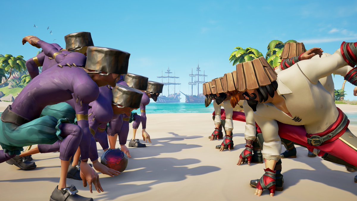 BLUE 42! HUT HUT! HIKE!

Theme: Summer Sports 
<a href="/SeaOfThieves/">Sea of Thieves</a> 
#SotShot #SeaOfThieves