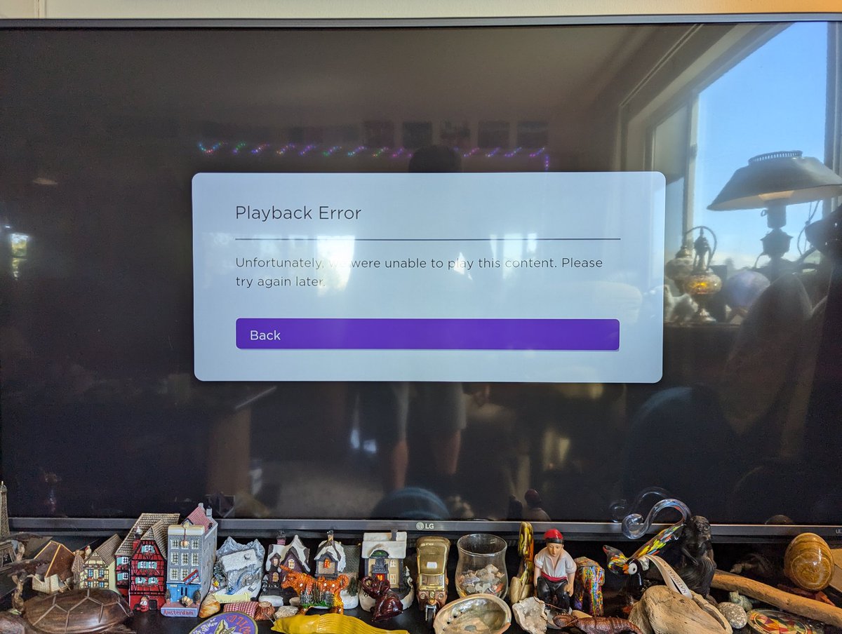 eSeFdude's tweet photo. @Roku Over a half dozen timeouts and I haven't even watched the entire baseball game. How much did you all pay for these broadcast rights, only to fail with the whole seamless broadcasting thing? https://t.co/7M14U8fDx2