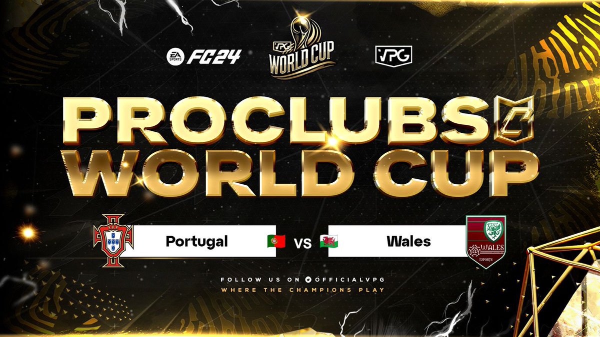 Virtual Pro Gaming (@officialvpg) on Twitter photo ๐ Pro Clubs World Cup - 11v11 FC24
๐ Quarter-Finals
๐ต๐น <a href="/VPGLigaPortugal/">VPG Liga Portugal ๐ต๐น</a> ๐ <a href="/VPGUK/">VPG UK Leagues</a> ๐ด๓ ง๓ ข๓ ท๓ ฌ๓ ณ๓ ฟ
๐ 21:30pm UK Time.
๐๏ธ Presented by <a href="/CasterPed/">Ped</a>
๐ฅ YouTube.com/virtualprogamiโฆ
โฝ๏ธ Round of 16 Results:
๐ต๐น Portugal 4-1 Israel ๐ฎ๐ฑ
๐ด๓ ง๓ ข๓ ท๓ ฌ๓ ณ๓ ฟ Wales 3-2 Switzerland ๐จ๐ญ
๐ฅ Portugal XI ๐ Pro Clubs World Cup - 11v11 FC24
๐ Quarter-Finals
๐ต๐น <a href="/VPGLigaPortugal/">VPG Liga Portugal ๐ต๐น</a> ๐ <a href="/VPGUK/">VPG UK Leagues</a> ๐ด๓ ง๓ ข๓ ท๓ ฌ๓ ณ๓ ฟ
๐ 21:30pm UK Time.
๐๏ธ Presented by <a href="/CasterPed/">Ped</a>
๐ฅ YouTube.com/virtualprogamiโฆ
โฝ๏ธ Round of 16 Results:
๐ต๐น Portugal 4-1 Israel ๐ฎ๐ฑ
๐ด๓ ง๓ ข๓ ท๓ ฌ๓ ณ๓ ฟ Wales 3-2 Switzerland ๐จ๐ญ
๐ฅ Portugal XI