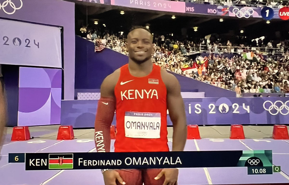 JaneFKyalo's tweet photo. An appreciation tweet to Ferdinand Omanyala. 

You tried bro. https://t.co/7ofBO1YI7u