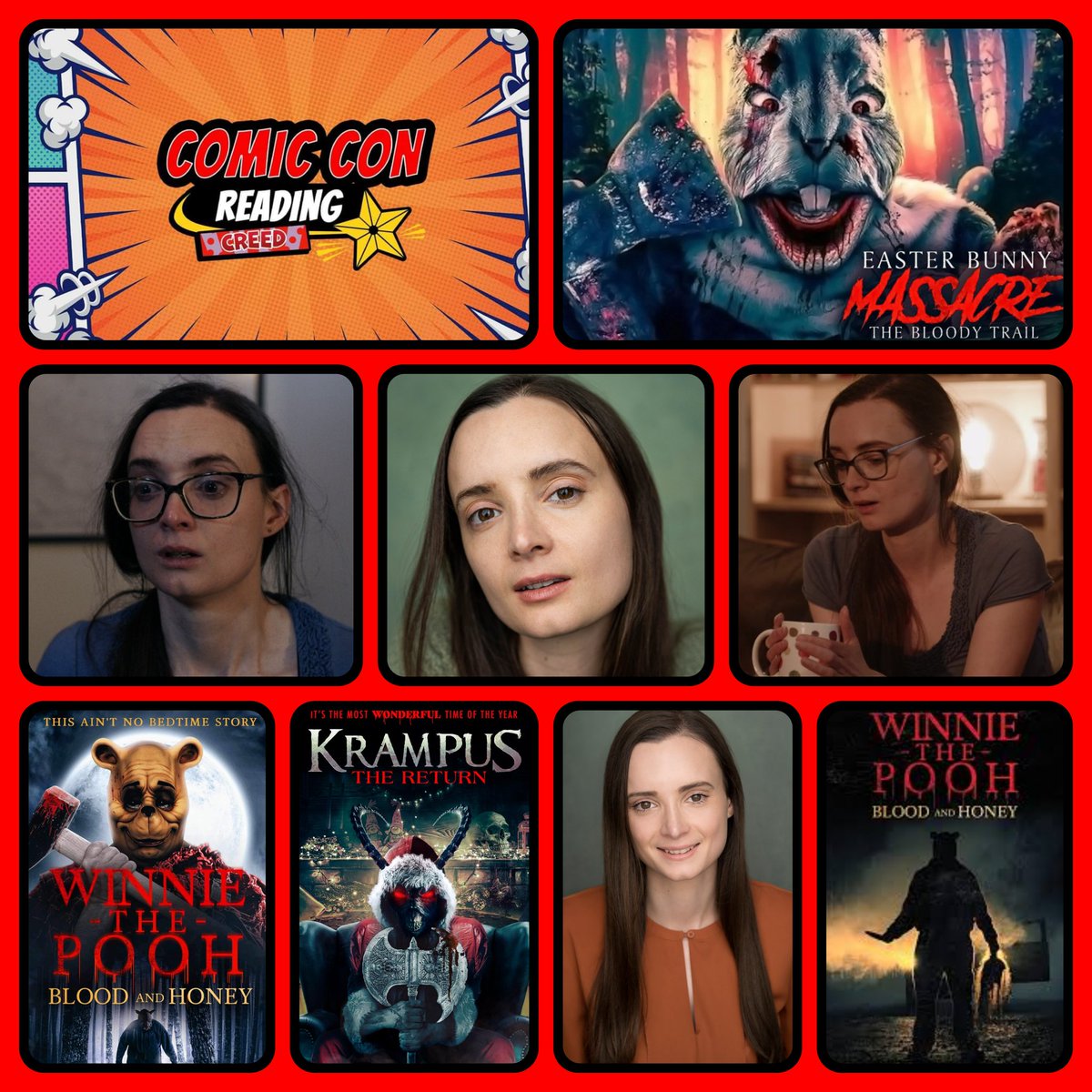 #NatashaRoseMills <a href="/poohbandh/">Winnie-the-Pooh: Blood and Honey</a> #Easterbunnymassacre #krampusthereturn appearing at <a href="/CreedCon/">St Albans Comic-Con by Creed Conventions</a> #Reading at the #LoddenValleyLeisureCentre on Sunday the 24th of November 2024 courtesy of <a href="/andybrittle1/">ABconventionagent</a>