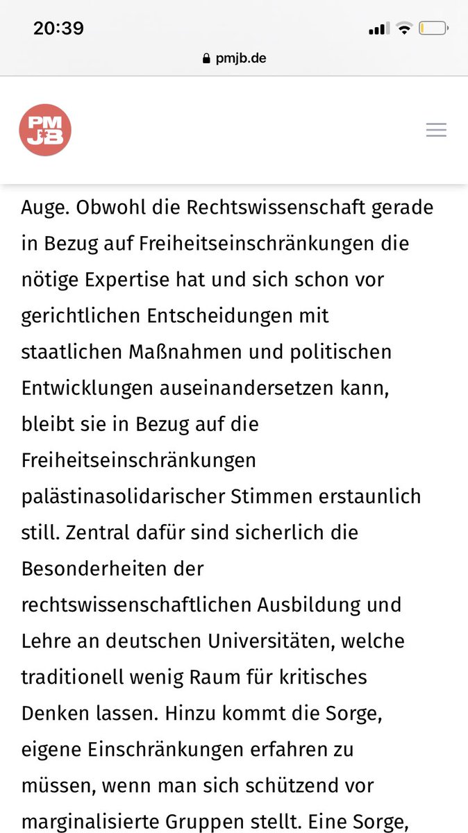 Eine ausgewogene Analyse der Freiheitseinschränkungen und des massiven chilling effects auf die Ausübung von Grundrechten im Zuge des 7.10.23. Die Rechtswissenschaft schweigt größtenteils. Das ist dieselbe, die bei Covid jedes Komma durchdiskutiert hat.