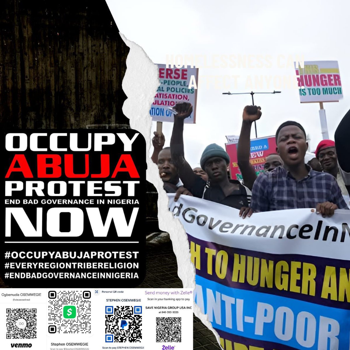 Update Alert 🚨 - A Call To Action ✊🏾🪧. 

Fellow Nigerians in Diaspora, it is now urgent 🚨 to support unarmed peaceful protesters 🪧 across Nigeria 🇳🇬 who are being killed by Police and other security agencies.
DONATE to SUPPORT Your Country Men and Women who are dying under