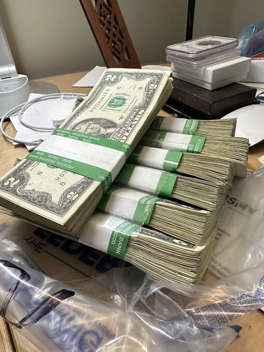 <a href="/akafacehots/">aka</a> Got a few floating around on my desk. After all, I made the <a href="/2dollarbilldoc/">$2 bill documentary</a>