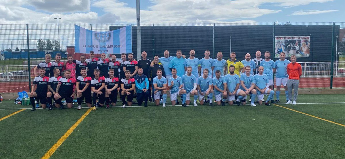 Airdrie Albion (@airdrie_albion) on Twitter photo 🔵⭐️⚽️ LEGENDS MATCH ⚽️⭐️🔵
A great day/night yesterday with past & present players getting together again to celebrate our 15th anniversary
Albion goals <a href="/connarG0/">Connar Gilchrist</a> x2 & Colin Mackay
Legends goals <a href="/giggsy1983/">Ryan Collins</a> Jim McGowan & Yohan
<a href="/scottish_aff/">AmateurFixturesResultsSCO</a> 🔵⭐️⚽️ LEGENDS MATCH ⚽️⭐️🔵
A great day/night yesterday with past & present players getting together again to celebrate our 15th anniversary
Albion goals <a href="/connarG0/">Connar Gilchrist</a> x2 & Colin Mackay
Legends goals <a href="/giggsy1983/">Ryan Collins</a> Jim McGowan & Yohan
<a href="/scottish_aff/">AmateurFixturesResultsSCO</a>